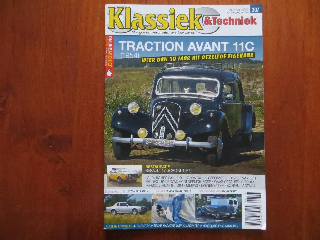 Klassiek & Techniek 307 Citroën Traction Avant 11C, Ophalen of Verzenden, Nieuw, Citroën