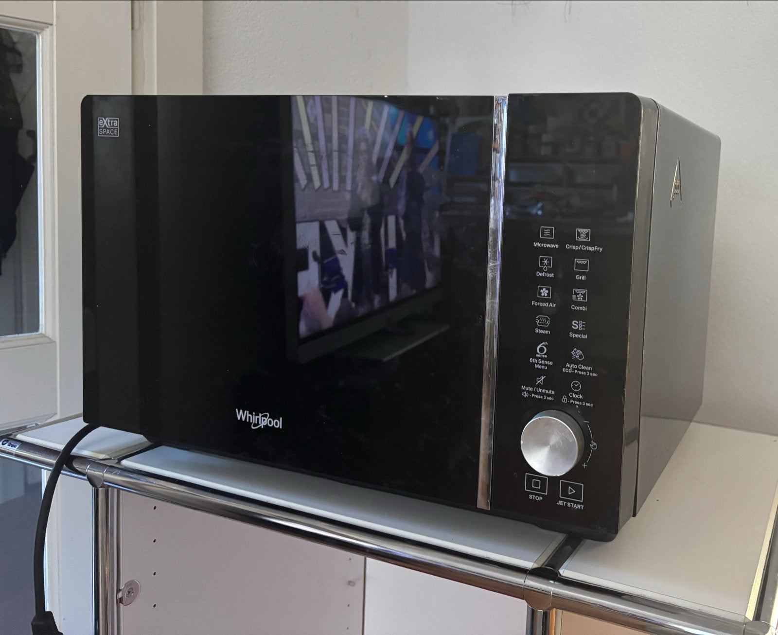 Whirlpool Combimagnetron - In goed onderhouden staat, Witgoed en Apparatuur, Magnetrons, Ophalen, Combimagnetron, Zo goed als nieuw