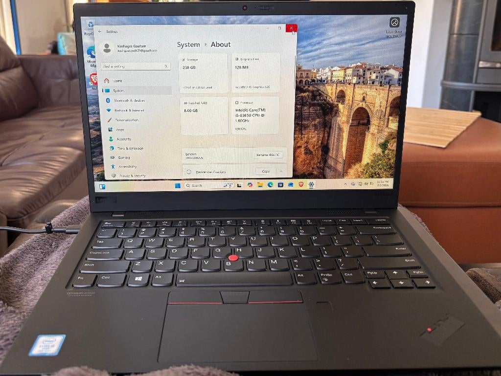 Lenovo ThinkPad X1 Carbon Gen 7 – i5 – Mint condition, Computers en Software, Windows Laptops, Zo goed als nieuw, 14 inch, SSD