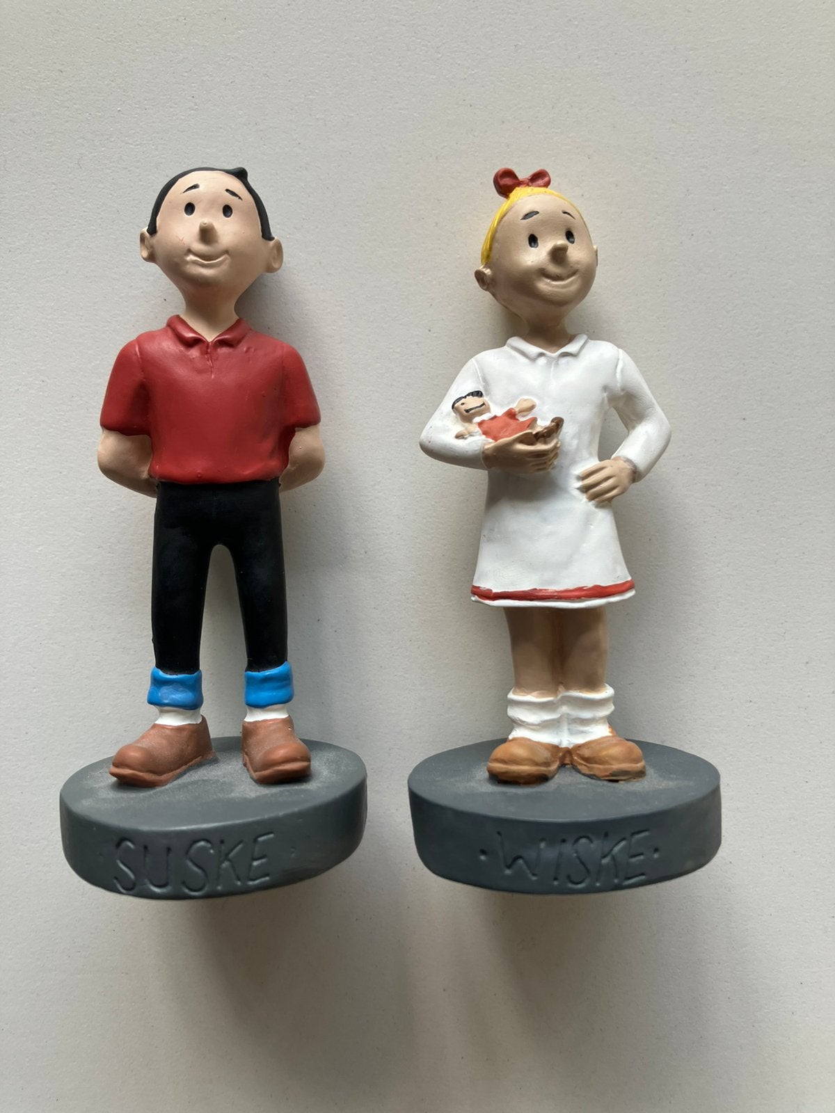 Suske en Wiske Beeldjes nieuwstaat samen €7,50, Verzamelen, Stripfiguren, Verzenden, Suske en Wiske, Zo goed als nieuw, Beeldje of Figuurtje