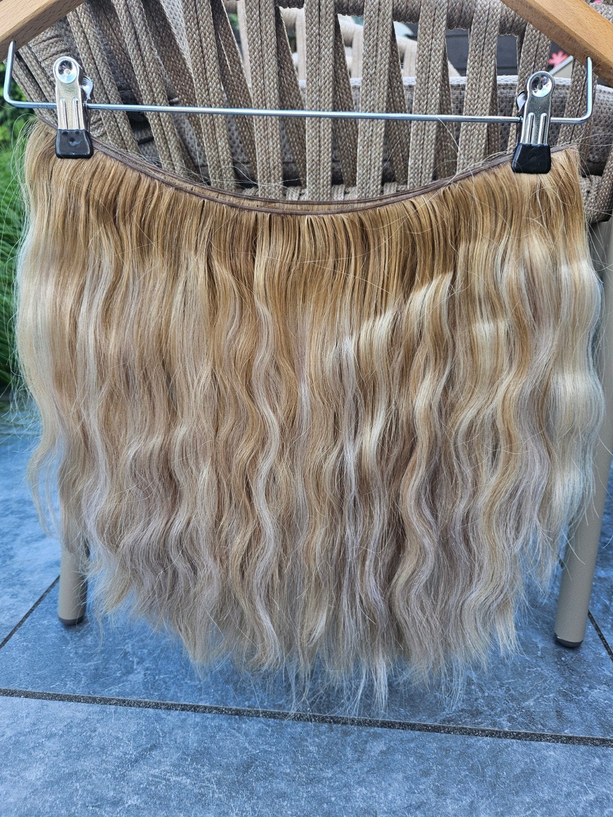 Dreamloxx Invisible Weave Hair Extensions - Zgan, Ophalen of Verzenden, Zo goed als nieuw, Pruik of Haarverlenging