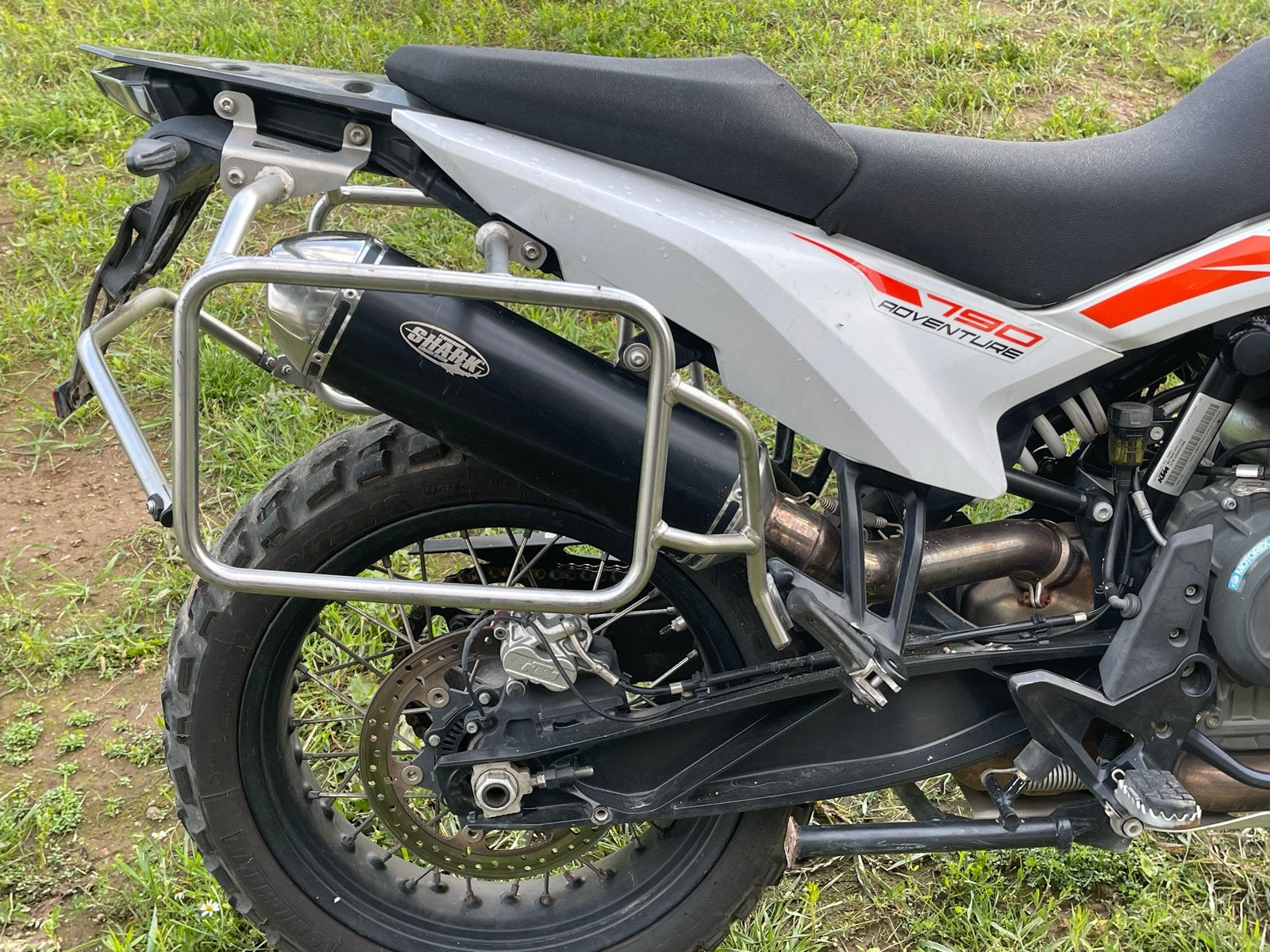 KTM 890 790 Adventure Shark uitlaatdemper (not Akrapovic), Motoren, Ophalen of Verzenden, Gebruikt