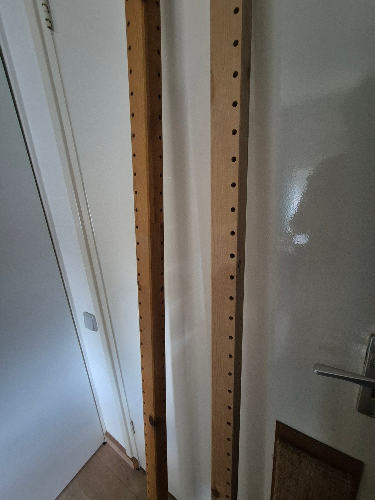 IKEA IVAR Hoekopstelling: 2 hoeksteunen (226 cm) , 13 hoekpl, Ophalen, Gebruikt