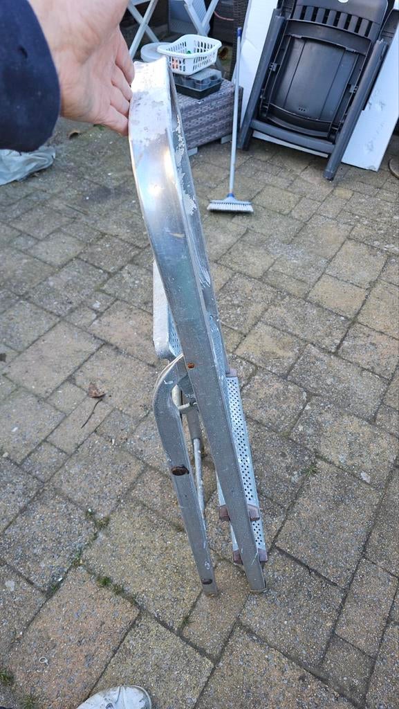 Aluminium trapje met 3 treden, Ophalen of Verzenden