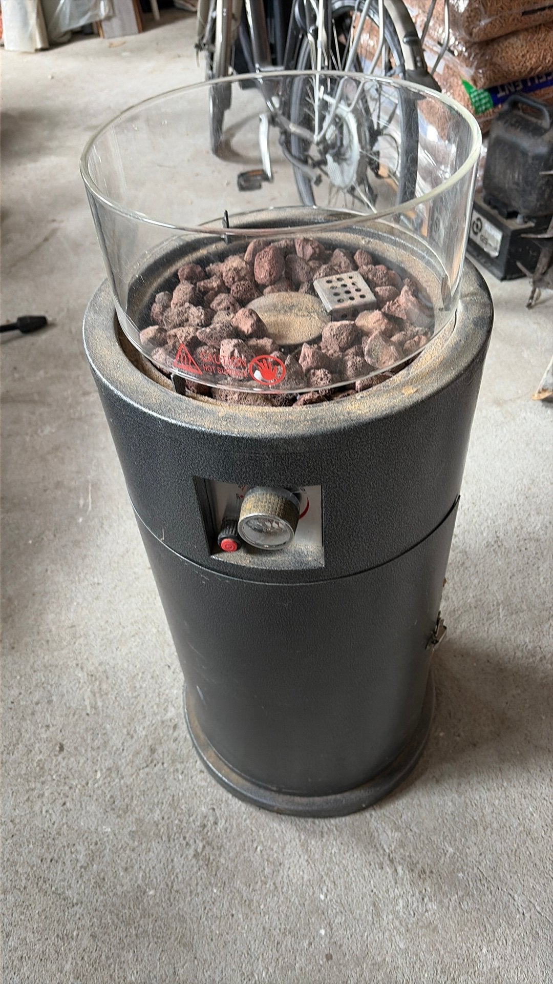 Terrasverwarmer, Ophalen, Zo goed als nieuw