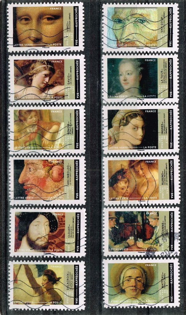 Postzegels uit Frankrijk - K 3571 - schilders, Verzenden, Gestempeld