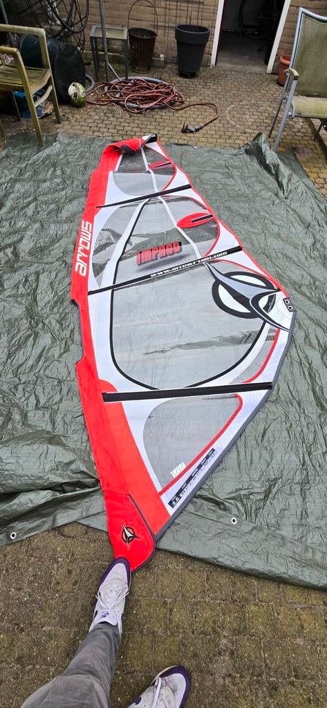 Verschillende surfzeilen freerace / freeride 3.6 tot 10.5, Ophalen, Gebruikt, Zeil