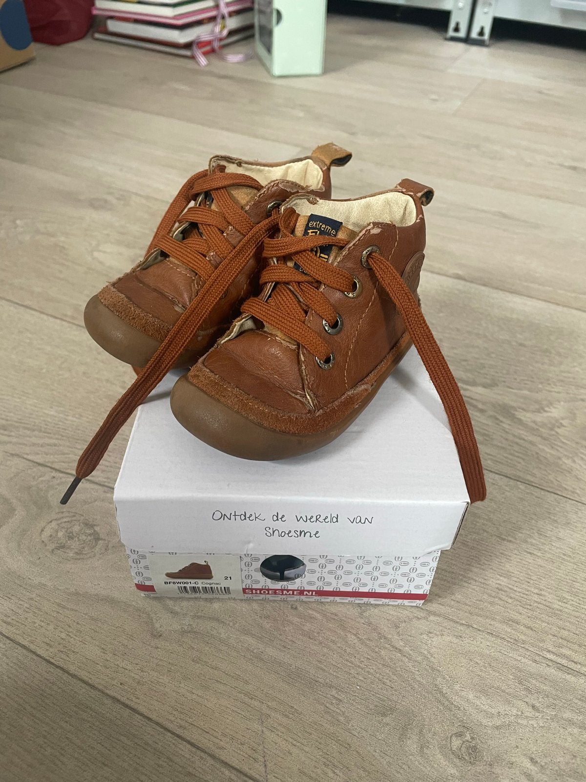 Extreme Shoesme babyschoenen maat 21, Gebruikt, Schoenen, Ophalen of Verzenden, Jongen