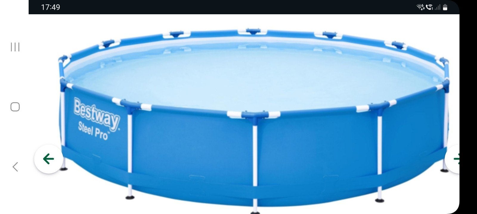 Bestway Steel Pro Opzetzwembad - 366x76 cm, Ophalen