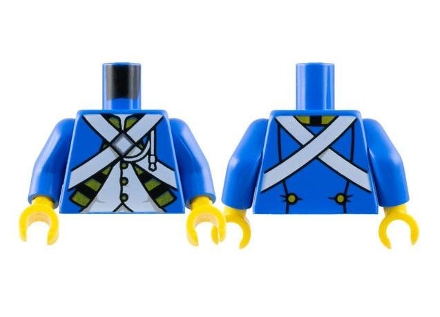 Lego Pirates Minifig Torso Imperial Soldier Uniform (NIEUW), Lego, Nieuw, Losse stenen, Pirates