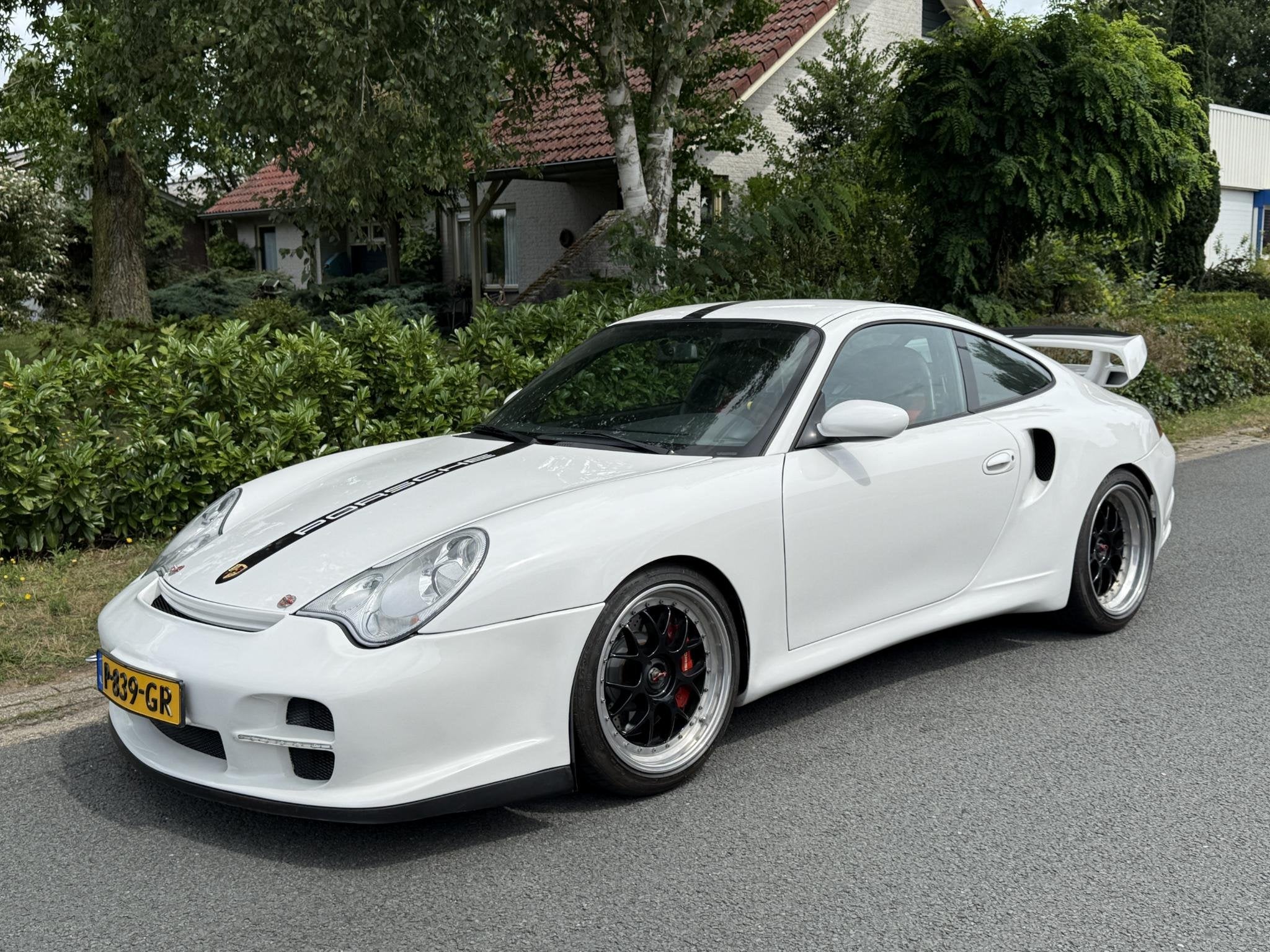 Porsche 911 3.6 GT3 996 425PK Gemballa, Auto's, Porsche, Gebruikt, 425 pk, Wit, Leder