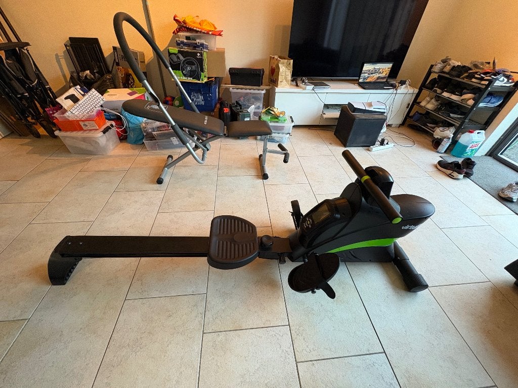 VirtuFit Roeitrainer - Zo goed als nieuw, Sport en Fitness, Ophalen, Buik, Zo goed als nieuw, Metaal