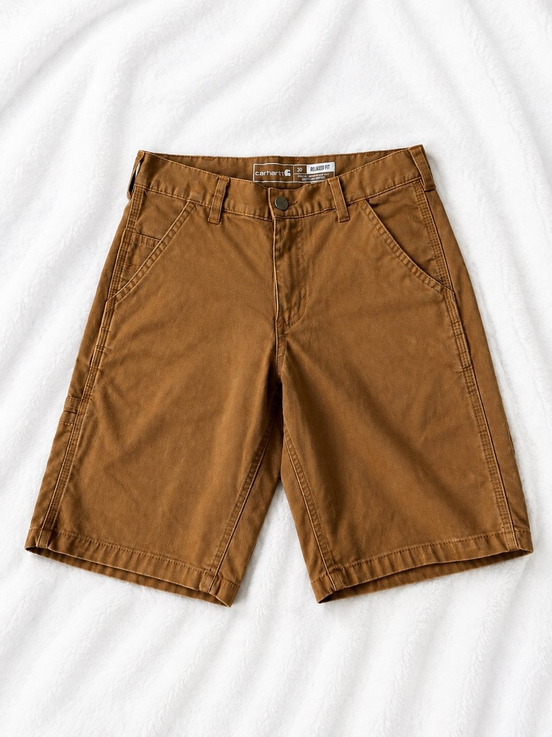 Carhartt Korte Broek Bruin maat W30, Maat 48/50 (M), -, Nieuw, Ophalen of Verzenden
