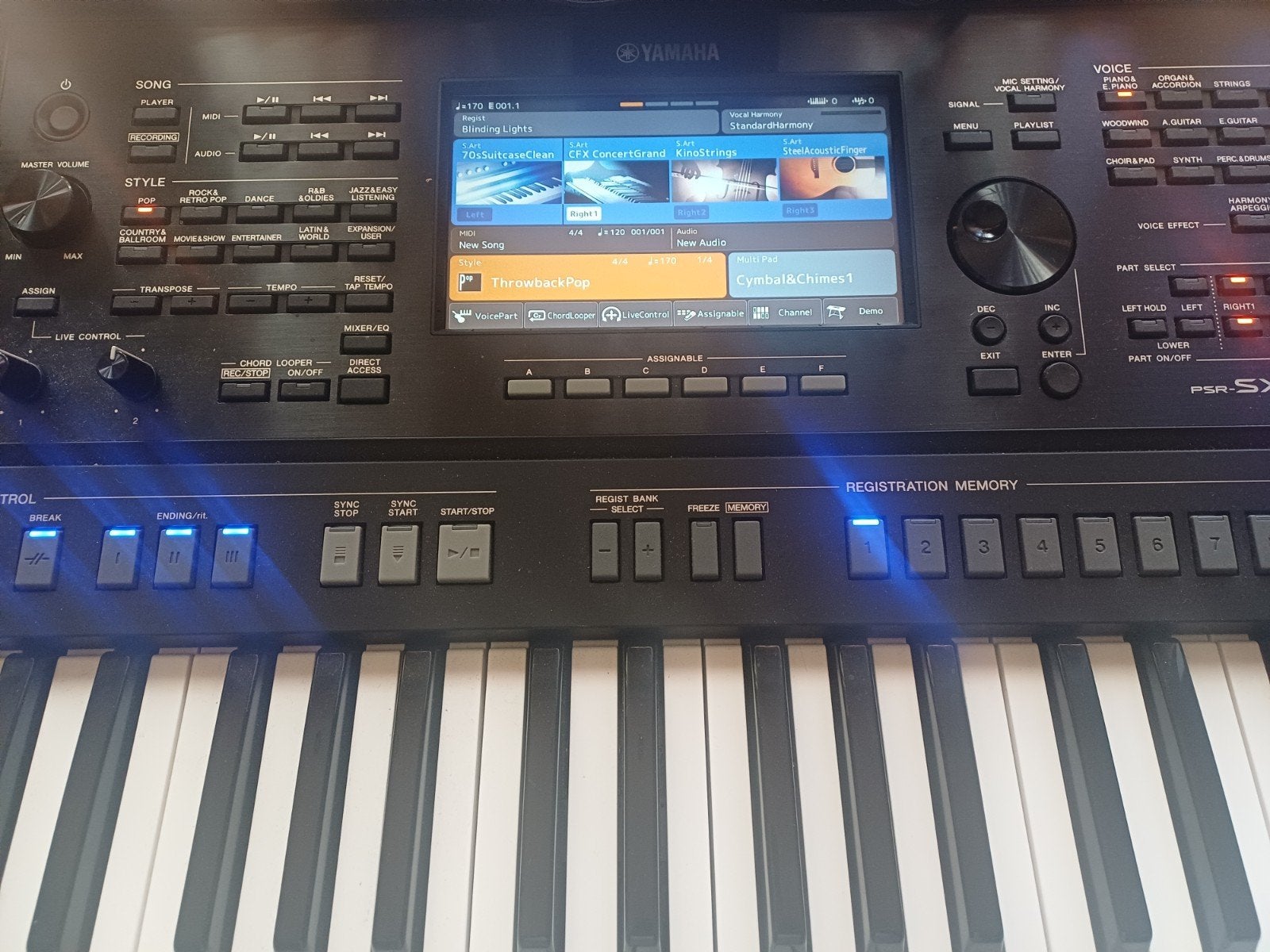 Wie heeft een Yamaha PSR SX 920 ?