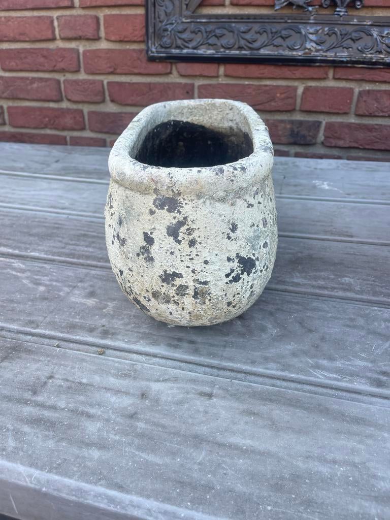 Ovale pot, Huis en Inrichting, Woonaccessoires | Vazen, Ophalen, Gebruikt, Overige kleuren