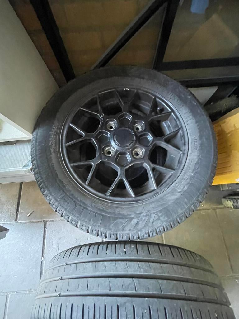 Aixam aluminium velgen met 4 goeie banden, Ophalen, Overige typen, Overige merken