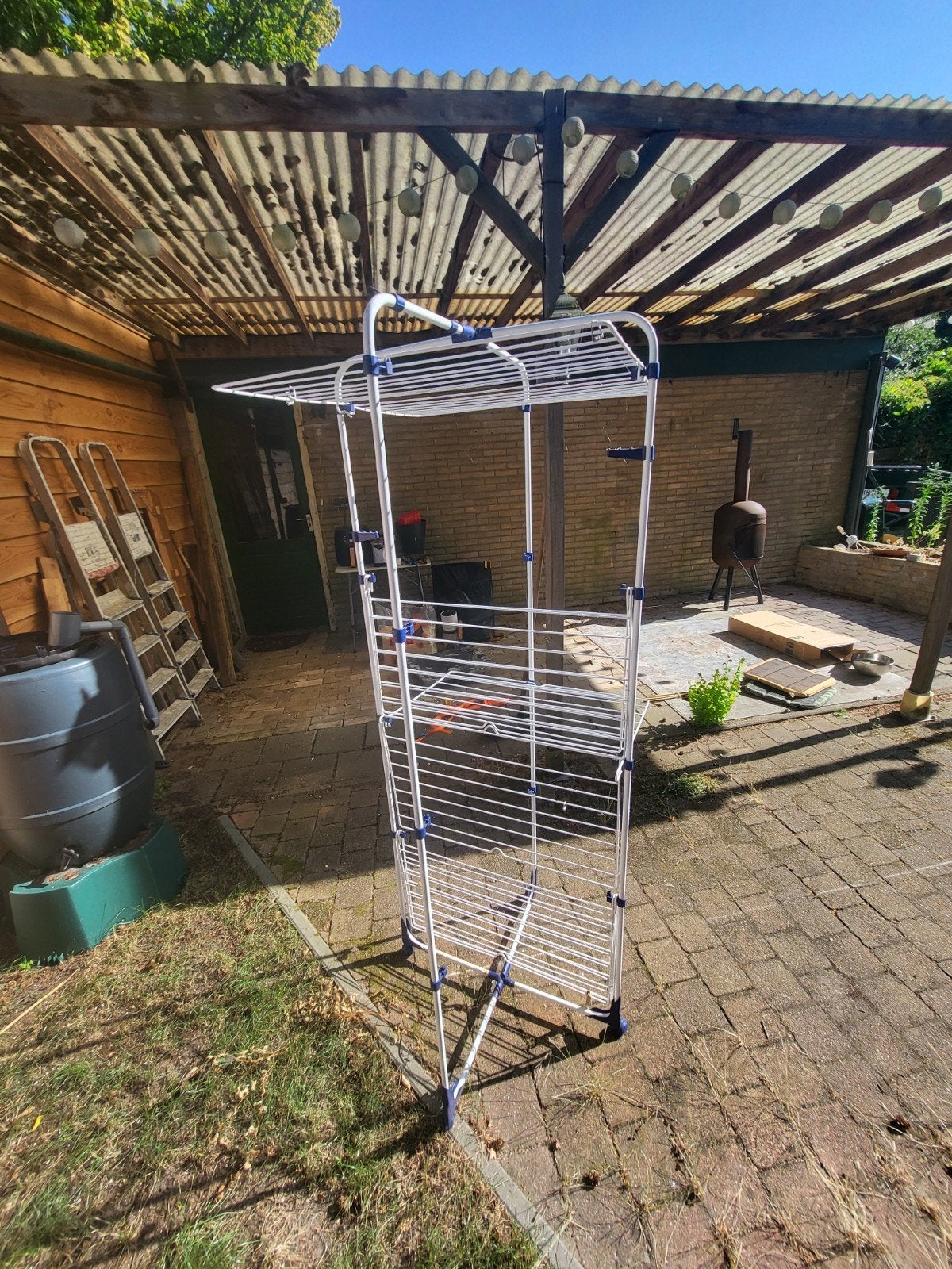 Droogrek met roestplekken, Ophalen, Gebruikt