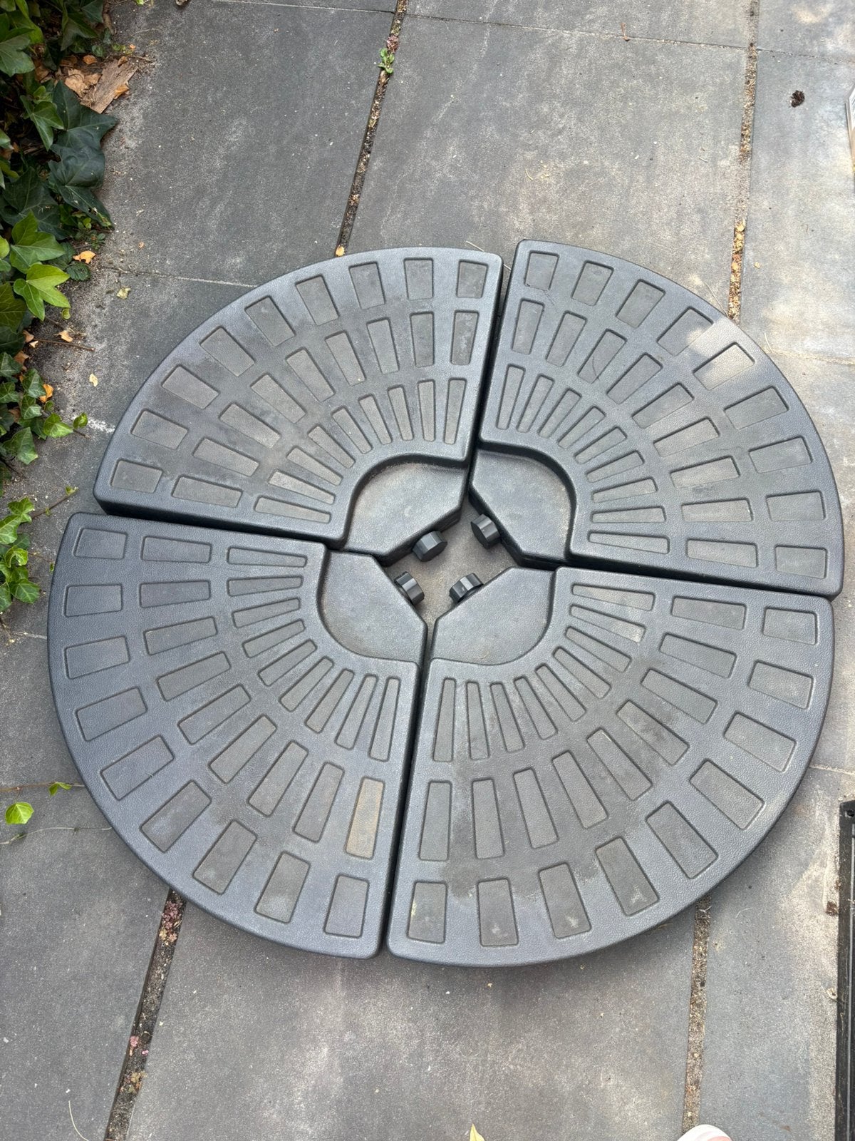 Parasolvoet delen, Tuin en Terras, Ophalen, Zo goed als nieuw, Minder dan 1 meter, Parasolvoet