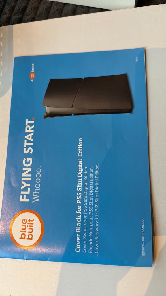 Te koop. Zwarte afdekplaten voor de PS5., Ophalen of Verzenden, Zo goed als nieuw