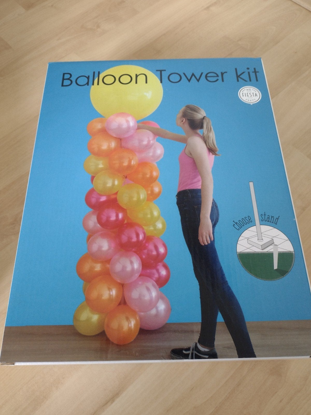 Balloon Tower kit, Ophalen of Verzenden, Gebruikt, Versiering, Verjaardag