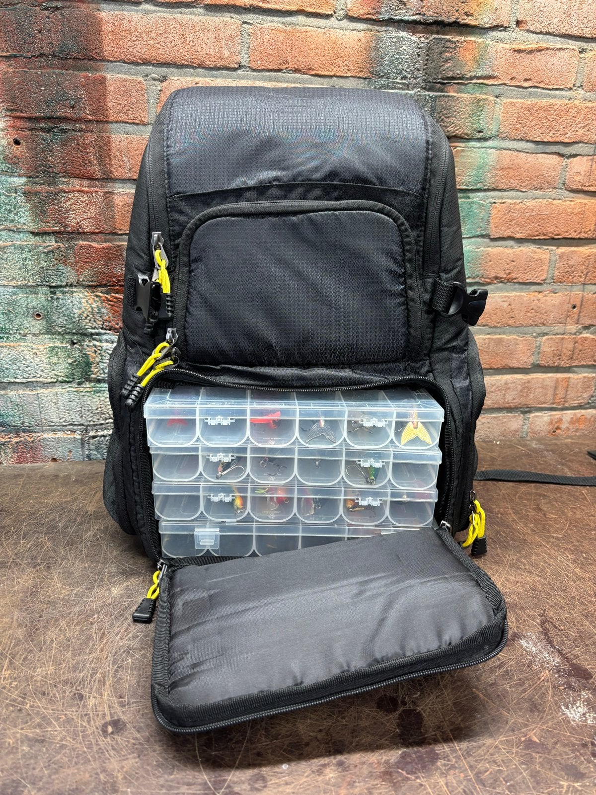 Spro Backpack + 4 Tackleboxen, Ophalen of Verzenden, Zo goed als nieuw, Overige typen
