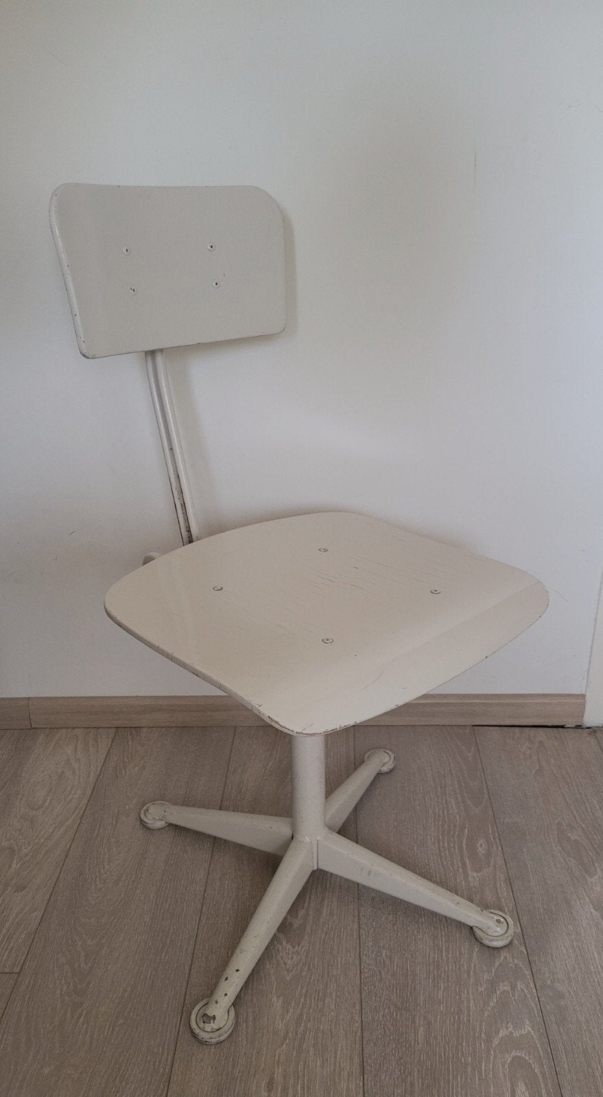 Vintage bureaustoel / tekenstoel / schoolstoel Verstelbaar, Ophalen, Gebruikt, Overige kleuren, Bureaustoel