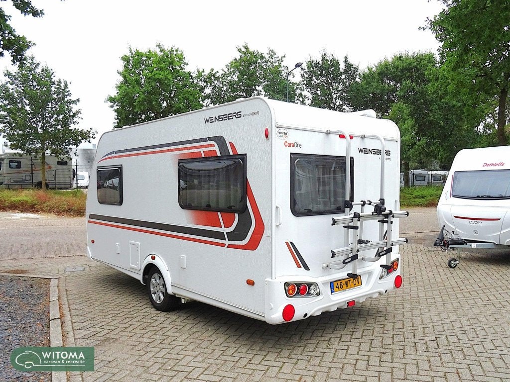 Weinsberg CaraOne Edition HOT 420 QD Mover, luifel, fietsenr, Caravans en Kamperen, Overige merken, Bedrijf, Treinzit, 750 - 1000 kg