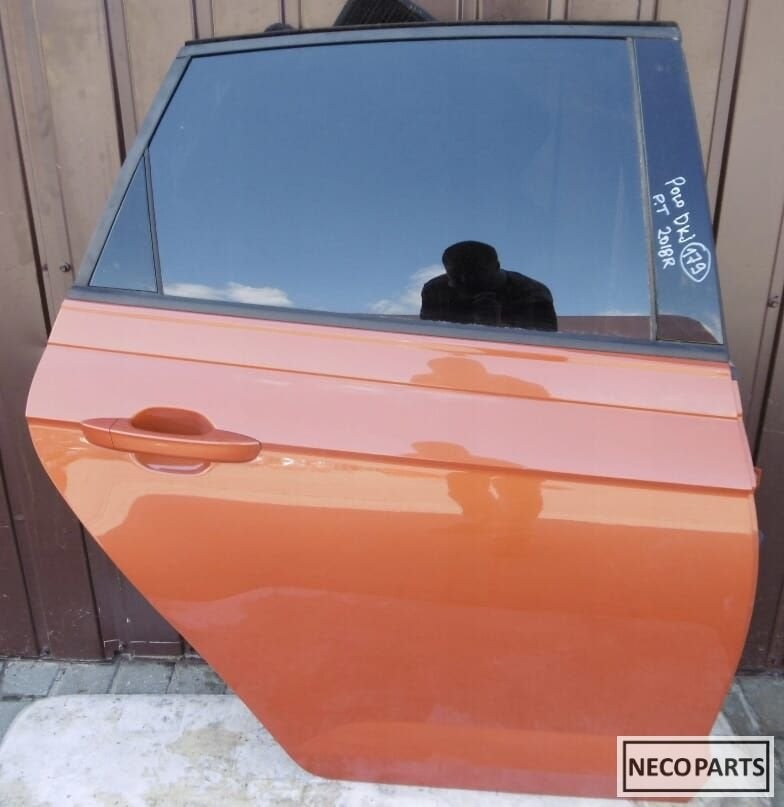 VW POLO 2G 2G1 PORTIER DEUR VOORPORTIER LP2Y ALLES LEVERBAAR, Gebruikt, -, Volkswagen, -