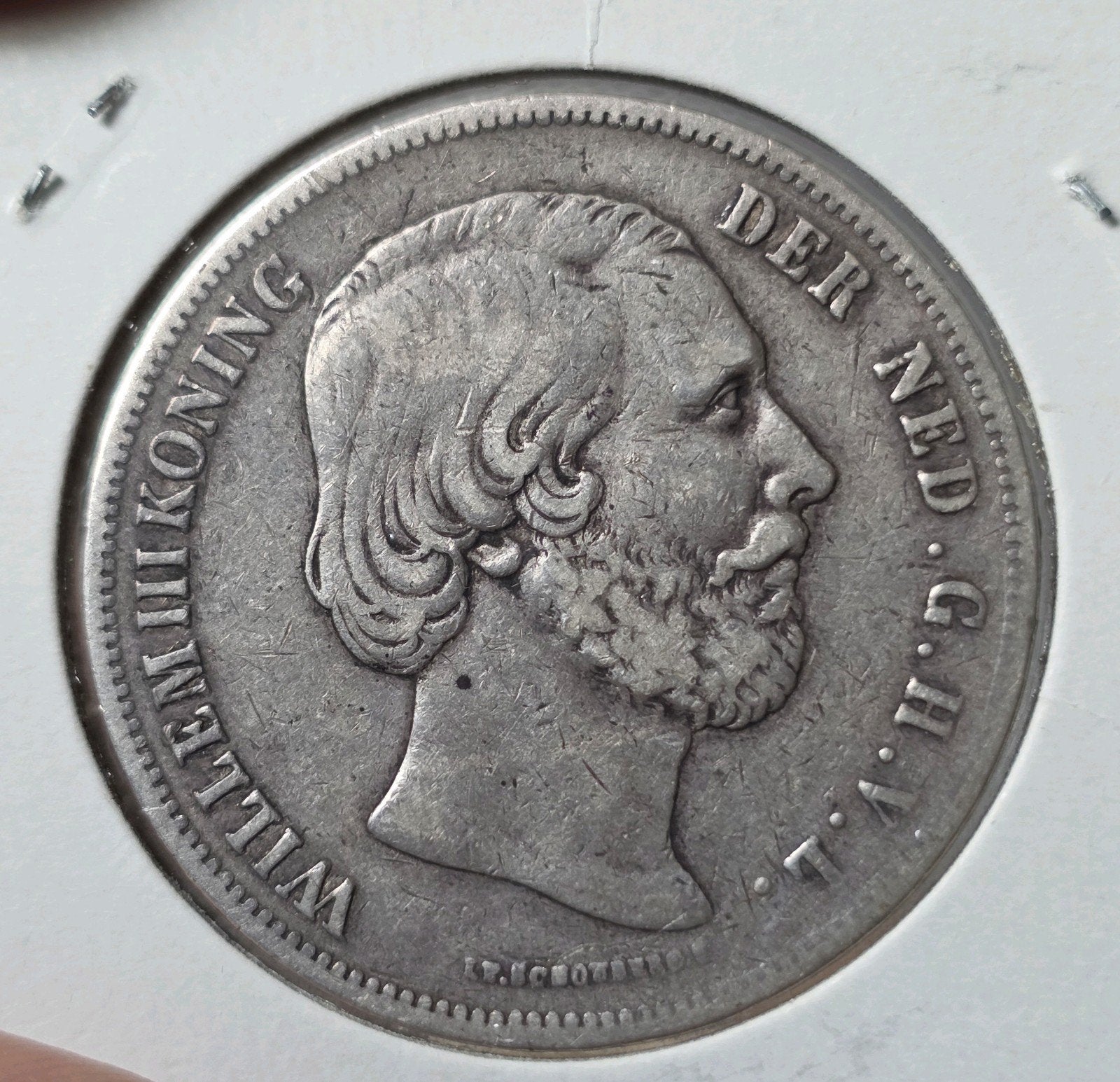 Rijksdaalder 1852 Nederland, Postzegels en Munten, Munten | Nederland, Koning Willem III, Zilver, Ophalen of Verzenden, Losse munt
