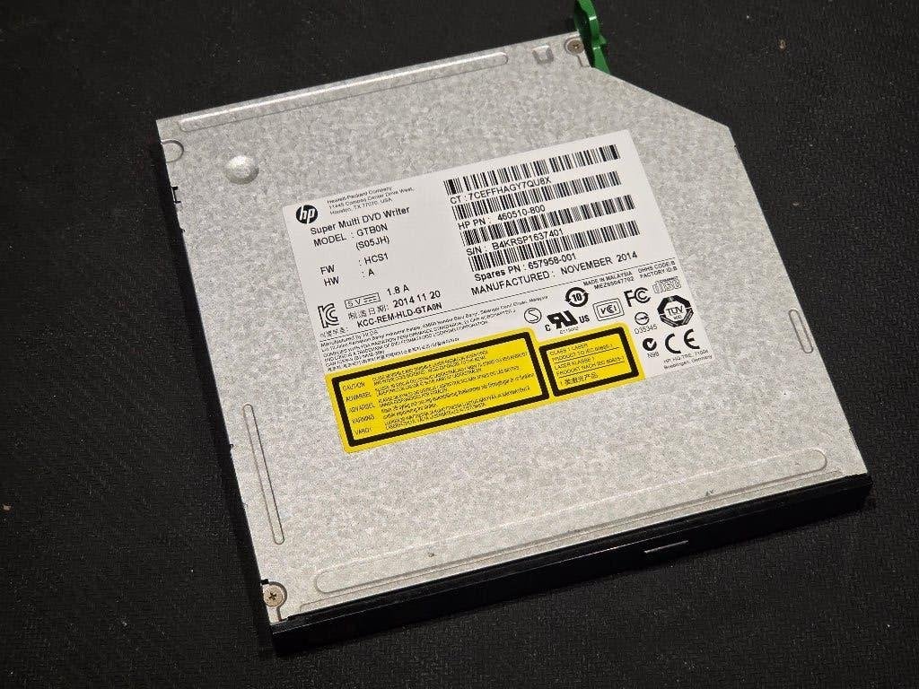 HP DVD Writer Laptop model GTBON (13,5mm), Intern, Gebruikt, Dvd, MacOS