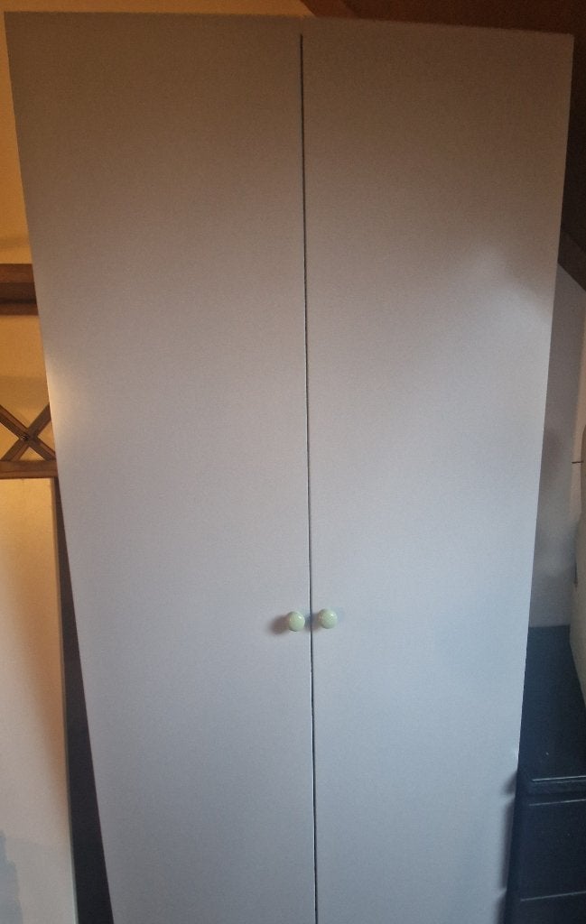 Ikea, hoge kast Metod, Ophalen, Met plank(en), Zo goed als nieuw, Minder dan 150 cm
