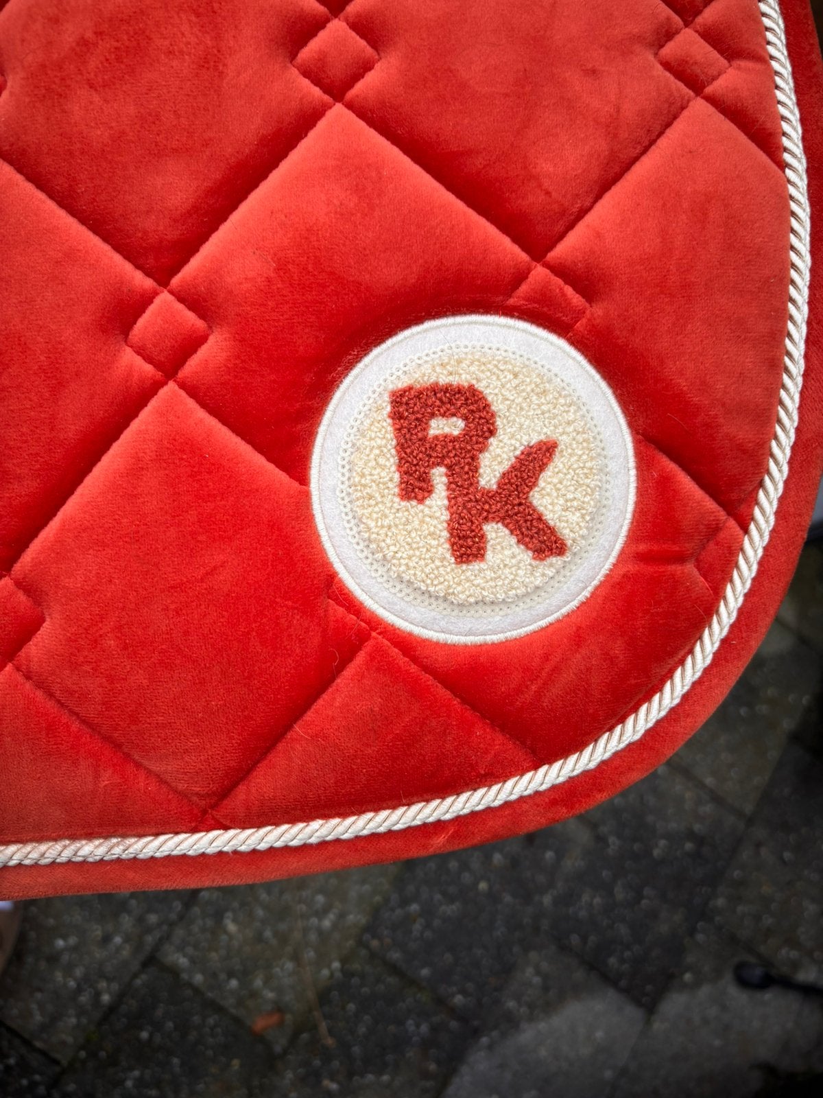 PK velours drezuurdekjes Full, Full (L), Ophalen of Verzenden, Gebruikt, Dressuurdekje