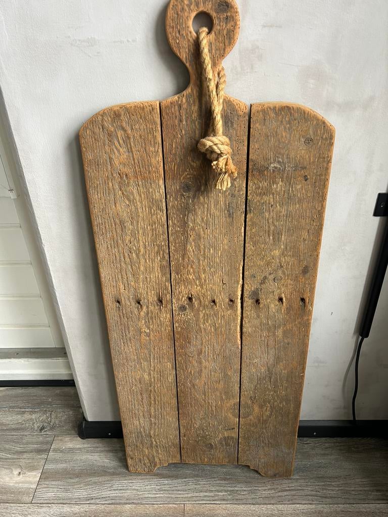 Houten dienplank groot formaat, Ophalen, Zo goed als nieuw, Rechthoekig, Hout