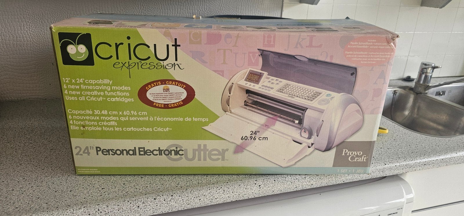 Cricut Expression 24" Personal Electronic Cutter., Ophalen, Geschikt voor snijden, Knutselmateriaal, Cricut