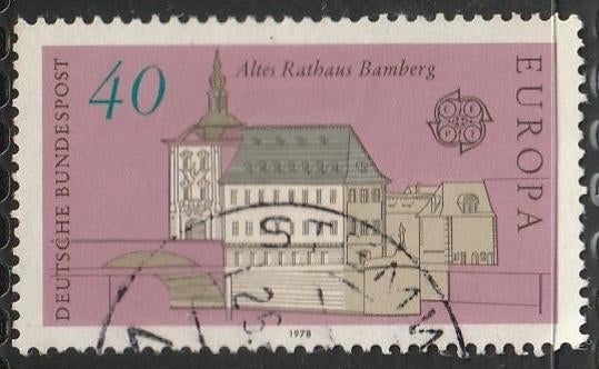 BRD 1978 969 Raadhuis Bamberg, Gest, Ophalen of Verzenden, BRD, Gestempeld