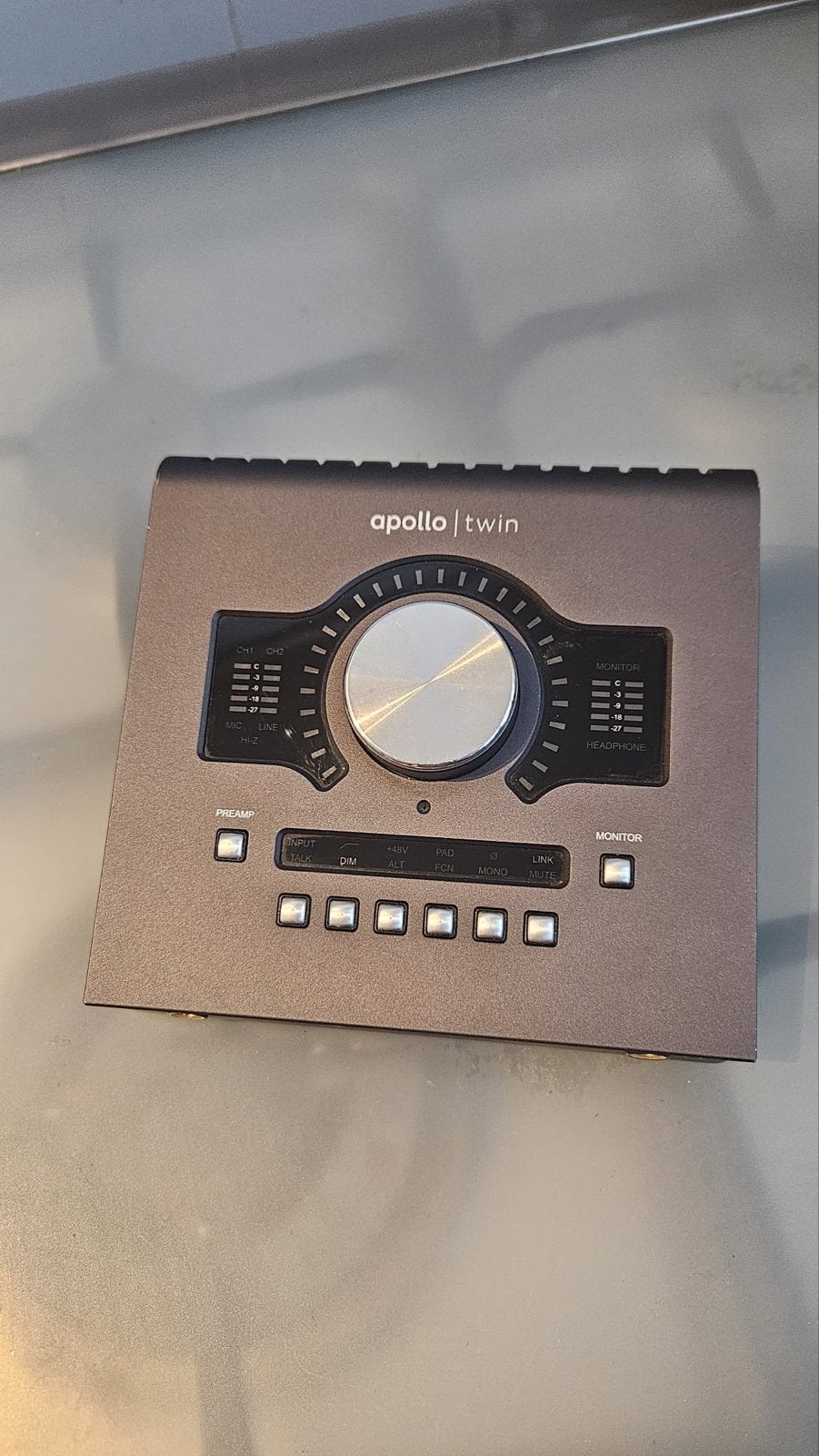 Universal Audio Apollo Twin Audio Interface, Ophalen of Verzenden, Zo goed als nieuw, Minder dan 5 kanalen, Microfooningang