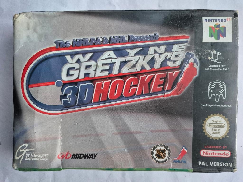 wayne GRETZKY'S 3D hockey sealed, Gebruikt, 1 speler, Racen en Vliegen, Ophalen of Verzenden