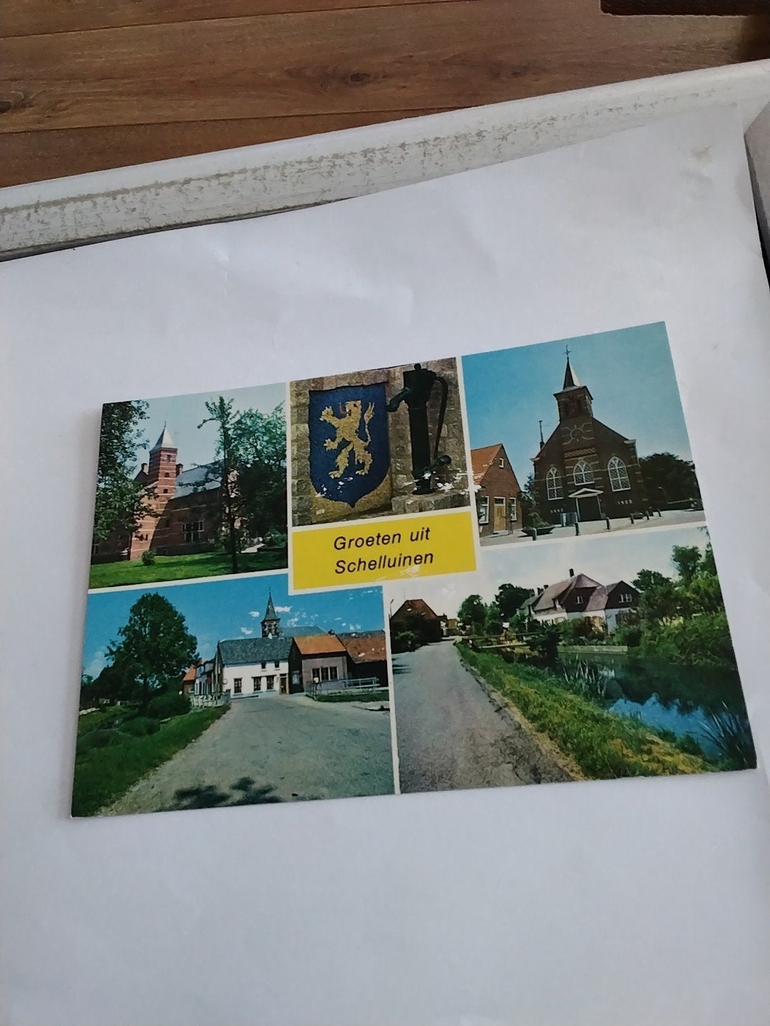 Ansichtkaart Groeten uit Schelluinen - Foto v.d. Ende, Ophalen of Verzenden