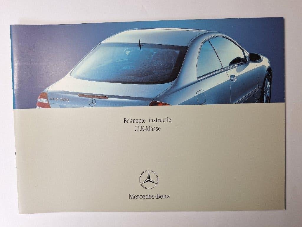 Instructie boekje Mercedes CLK bm 209 Feb 2004, Ophalen of Verzenden, Nieuw, Mercedes