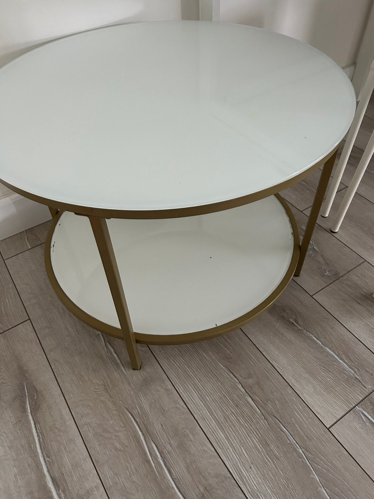 Prima salontafel, Huis en Inrichting, Ophalen, Gebruikt, Rond