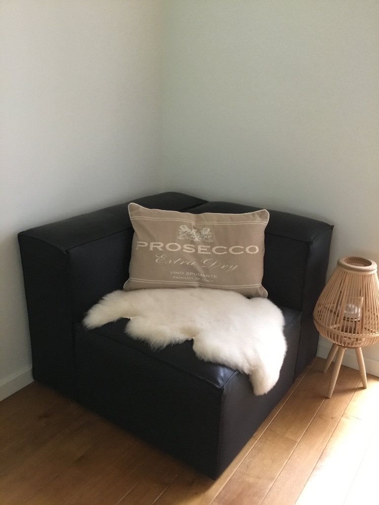 Leren hoekfauteuil, Ophalen, 100 tot 125 cm, Leer, Zo goed als nieuw
