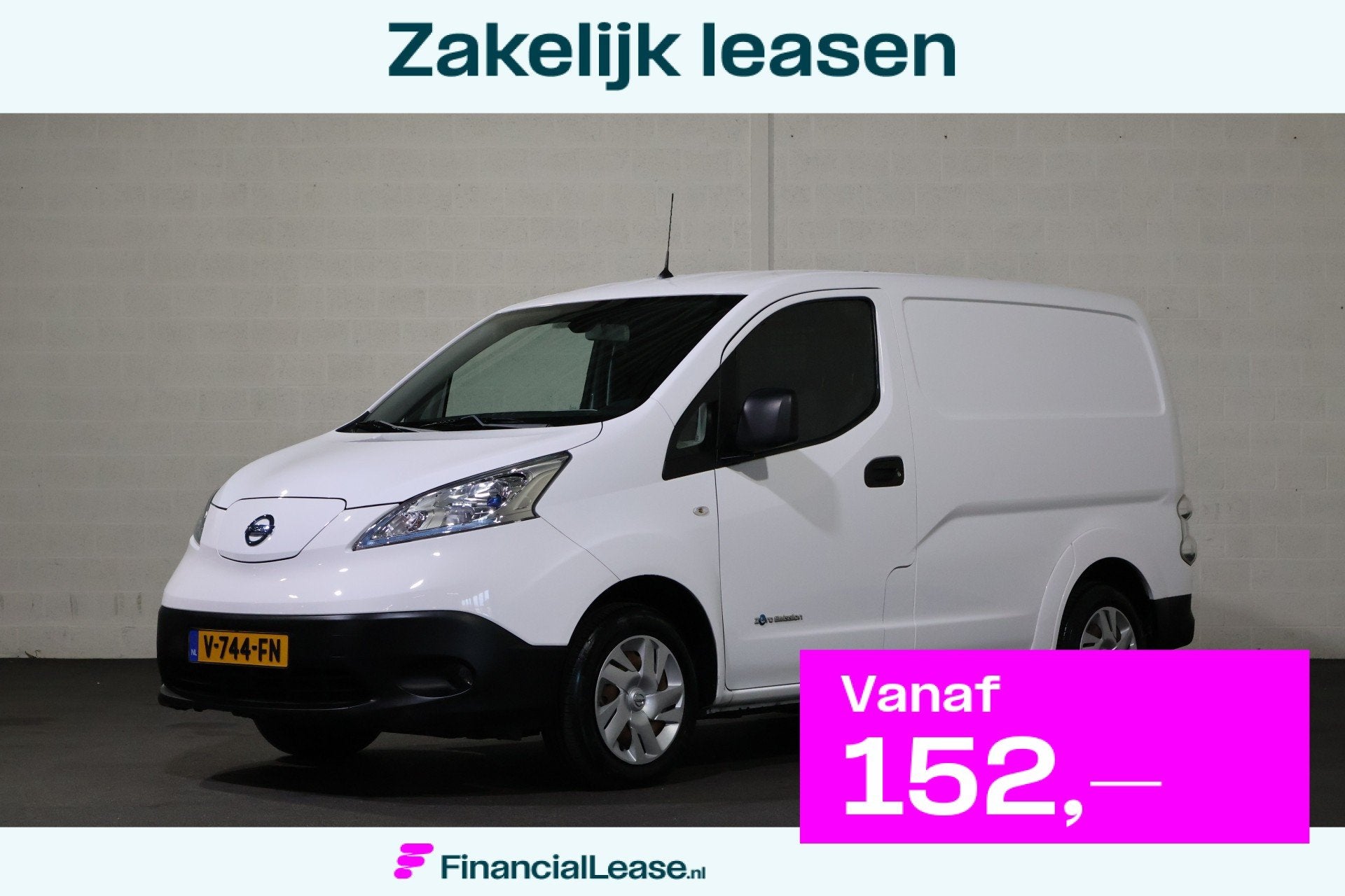 Nissan e-NV200 Business, Auto's, Bestelauto's, Bedrijf, Lease, Financial lease, ABS, Achteruitrijcamera, Airconditioning, Alarm