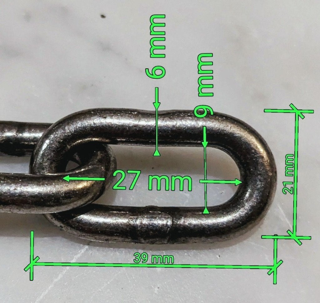 RVS anker ketting 6 meter, ø 6mm (3 stuks), Ophalen, Zo goed als nieuw, Overige typen