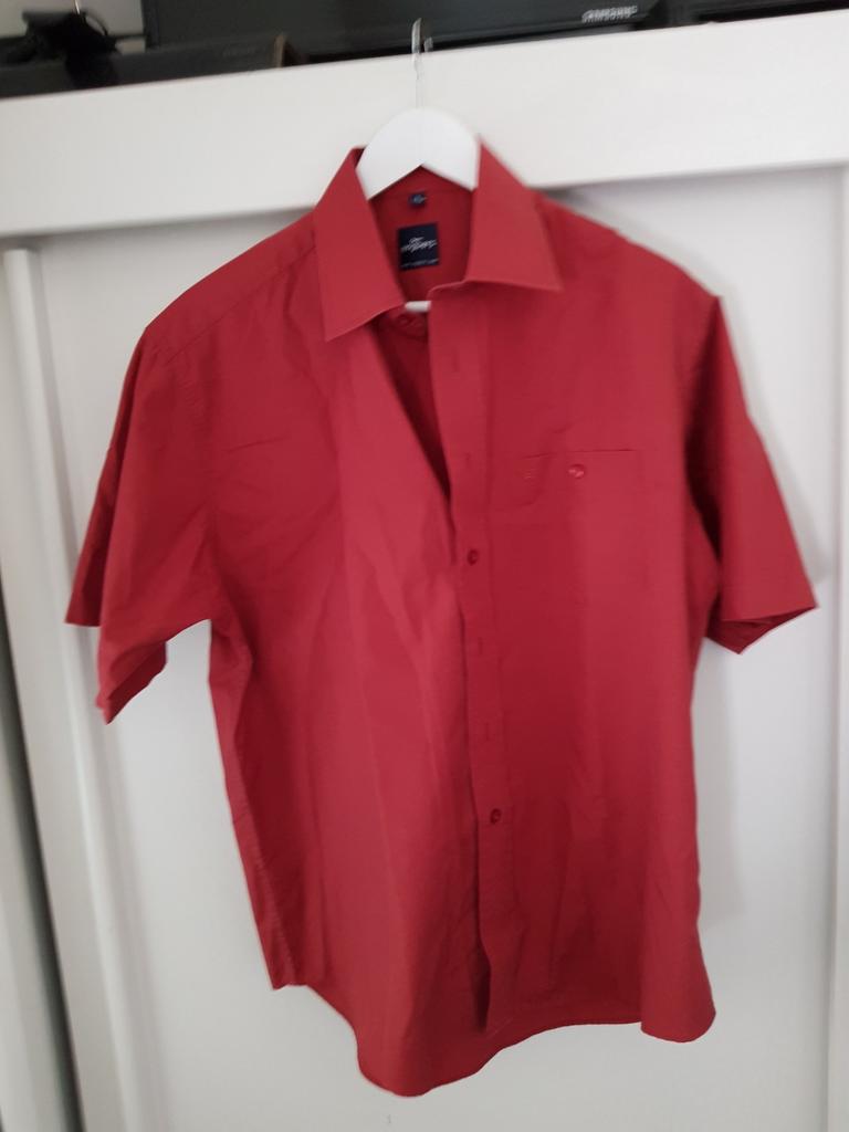 engbers nieuw overhemd mt l, Verzenden, Nieuw, Blauw, Halswijdte 41/42 (L)