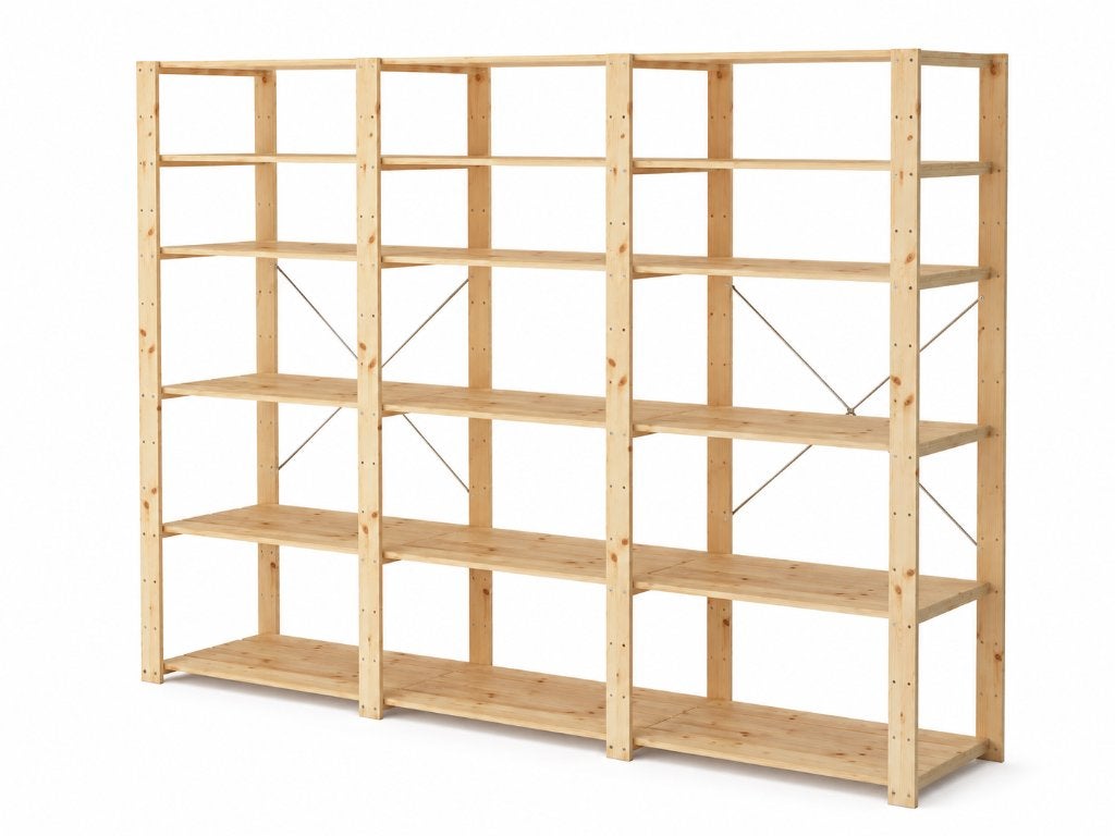 IKEA HEJNE Houten Stellingkast – Modulair Systeem, Huis en Inrichting, Kasten | Stellingkasten, ., Ophalen of Verzenden, Zo goed als nieuw