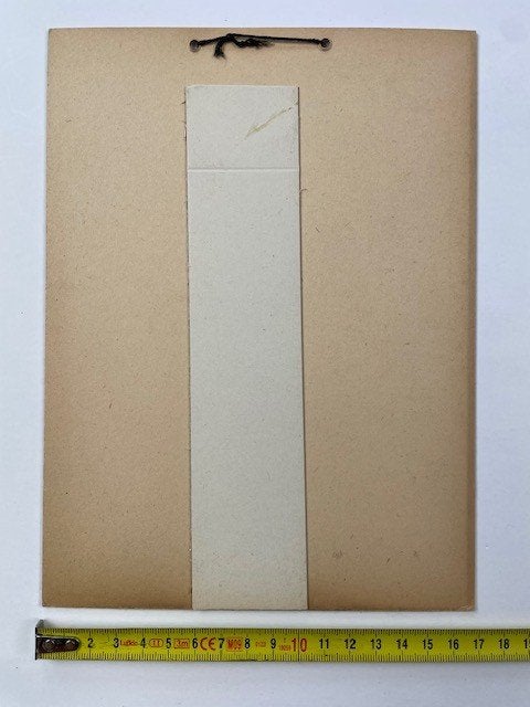 antiek reklame schildje voor stropdassen 'GENTRY' rond 1920, Verzamelen, Ophalen of Verzenden, Gebruikt, Reclamebord