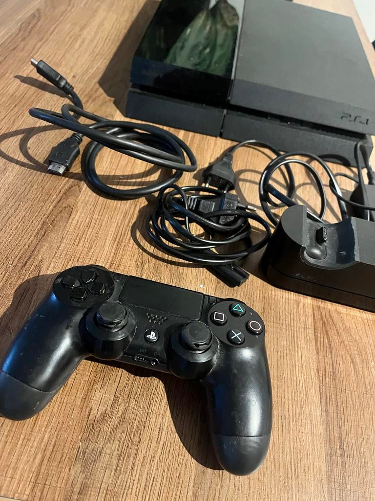 PlayStation 4 met controller en oplaadstation, Ophalen, Met 1 controller, Original, 500 GB