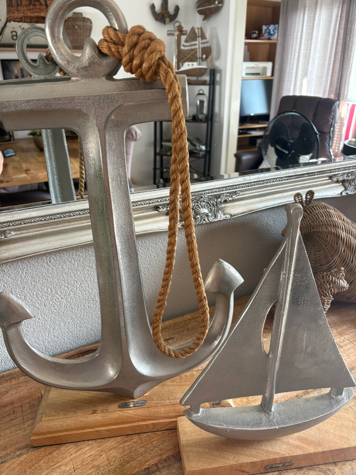 Riviera maison anker en boot, Ophalen of Verzenden, Zo goed als nieuw
