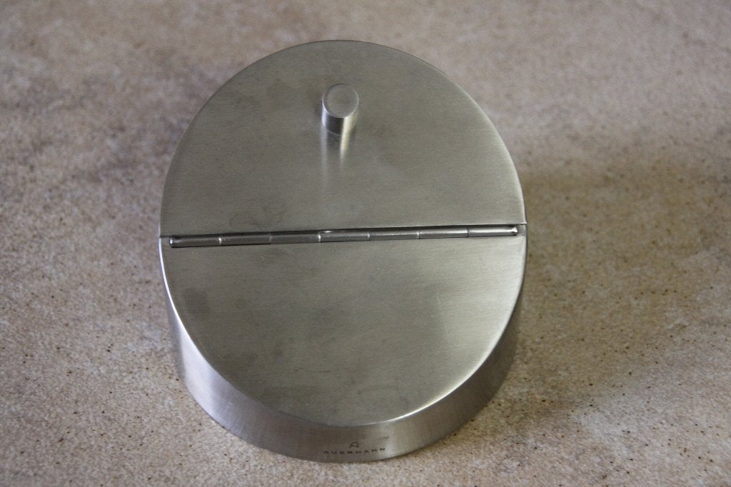 Auerhahn Asbak. RVS., Ophalen of Verzenden, Zo goed als nieuw, Zilver, Metaal