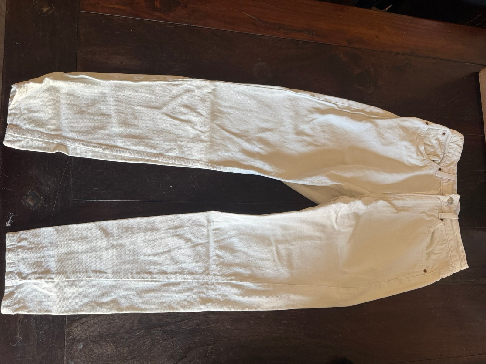 Mooie witte broek, Ophalen of Verzenden, Zo goed als nieuw, Wit, W30 - W32 (confectie 38/40)